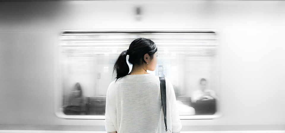Woman Subway